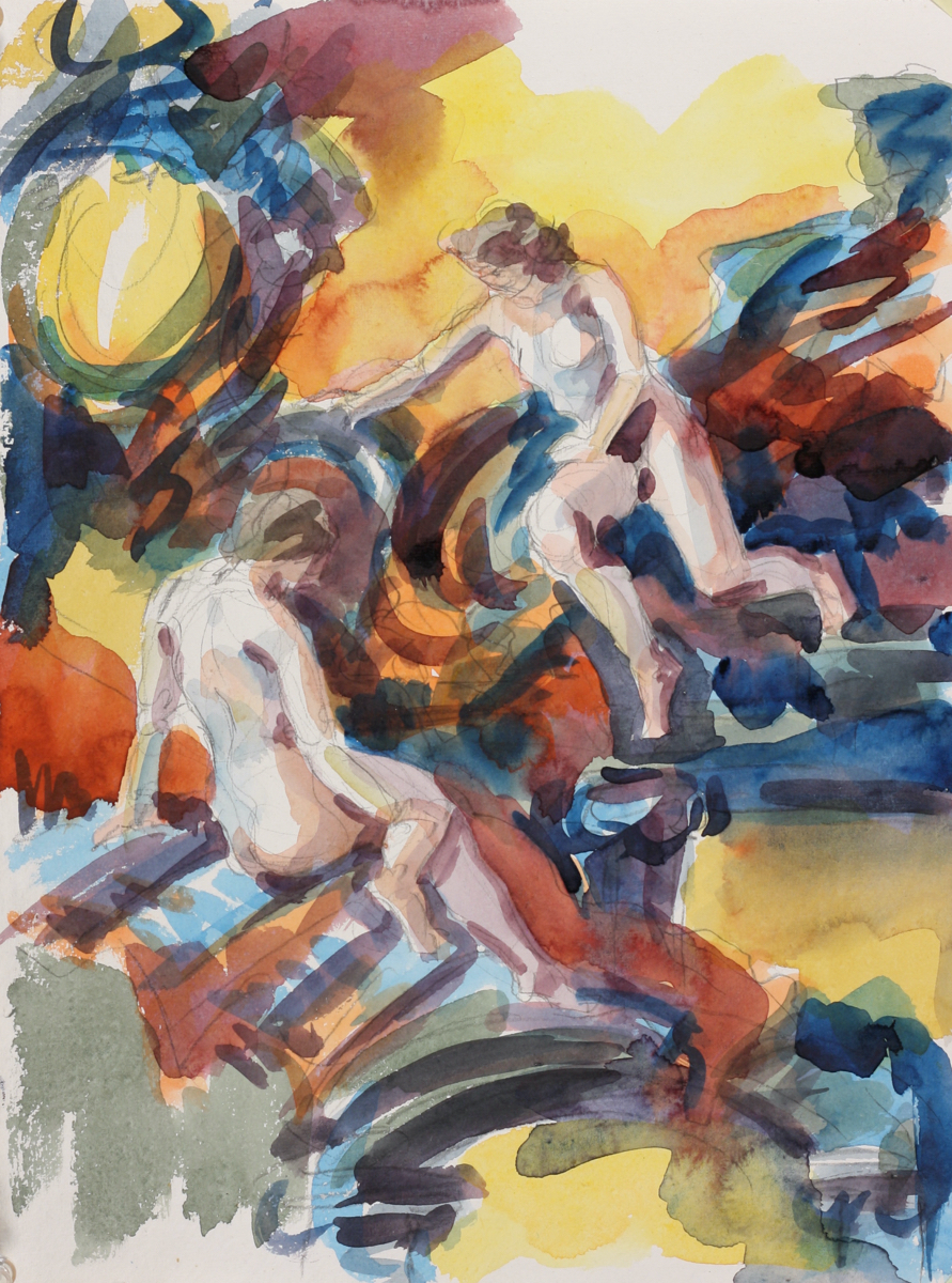 untitled; watercolor, 42 x 30 cm, 2017